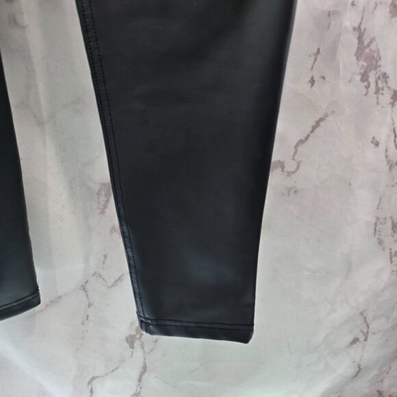 Freddy Pant Womens 8 Medium Black WR UP Booty Lifting Legging Skinny Leather - Picture 4 of 13